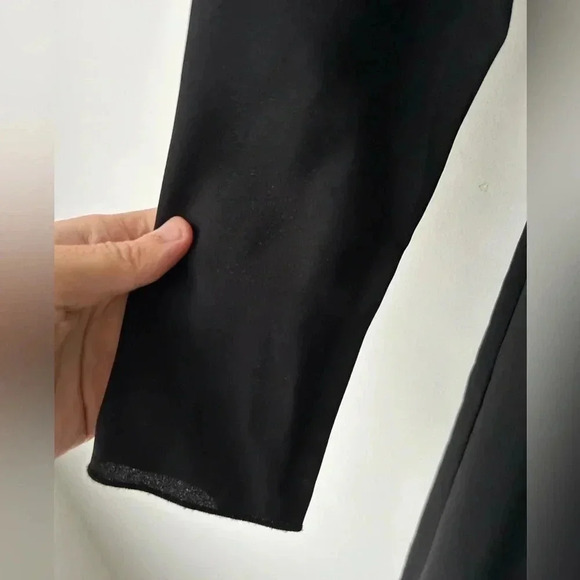 Aritzia Wilfred Black Aubagne wrap Tie Front Midi / Maxi Longsleeve - Picture 5 of 12